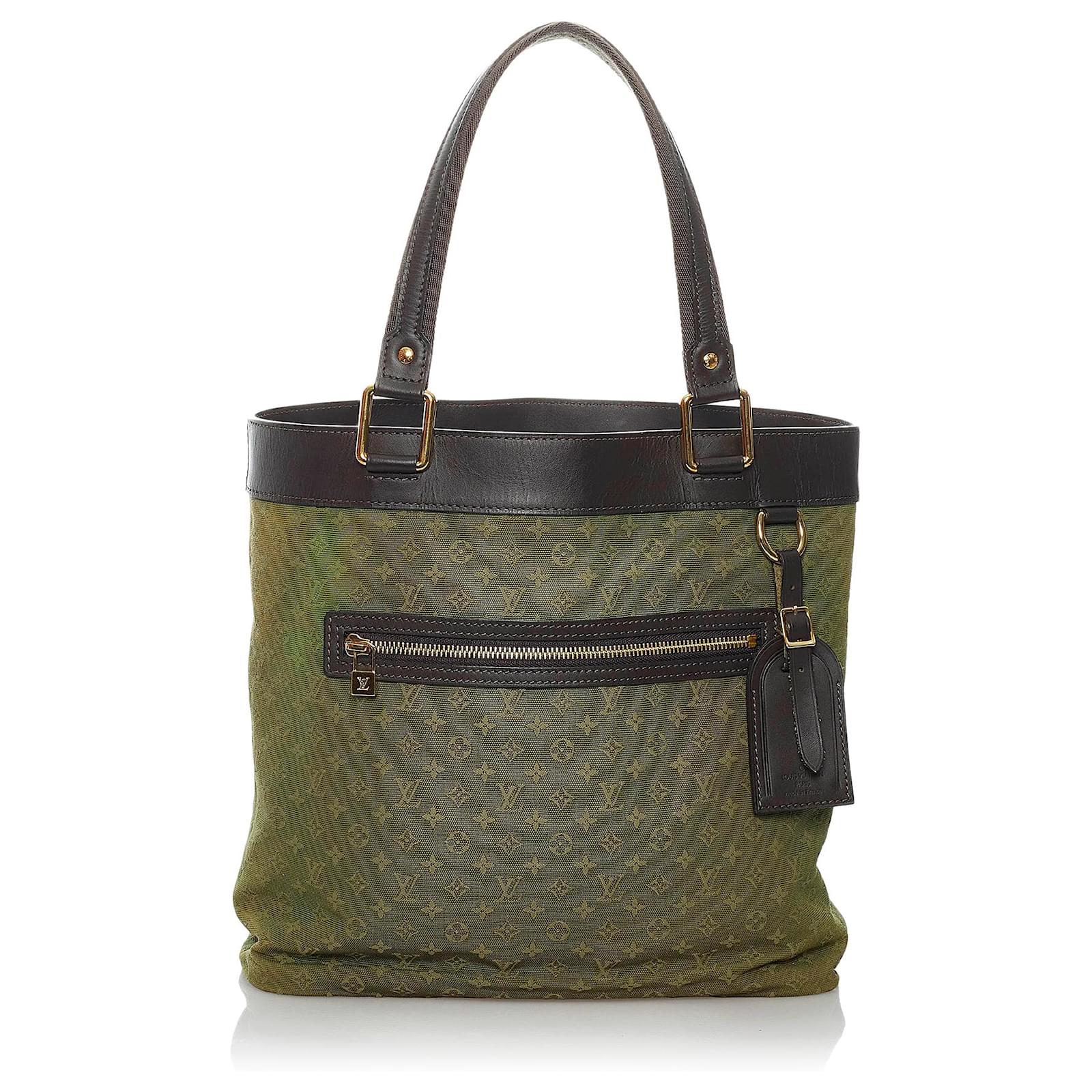 Louis Vuitton Louis Vuitton Lucille GM Dark Green Mini Monogram