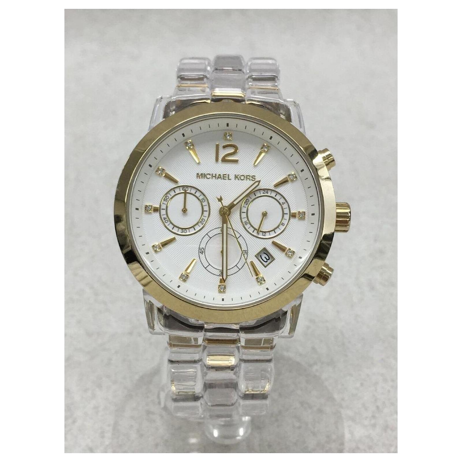 MONTRE EN ACETATE CLAIR AUDRINA DE MICHAEL KORS Montre a quartz Analogique CLR