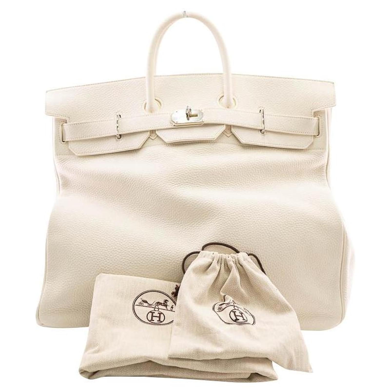 Hermès Birkin 50 Eggshell Leather ref.507775 - Joli Closet