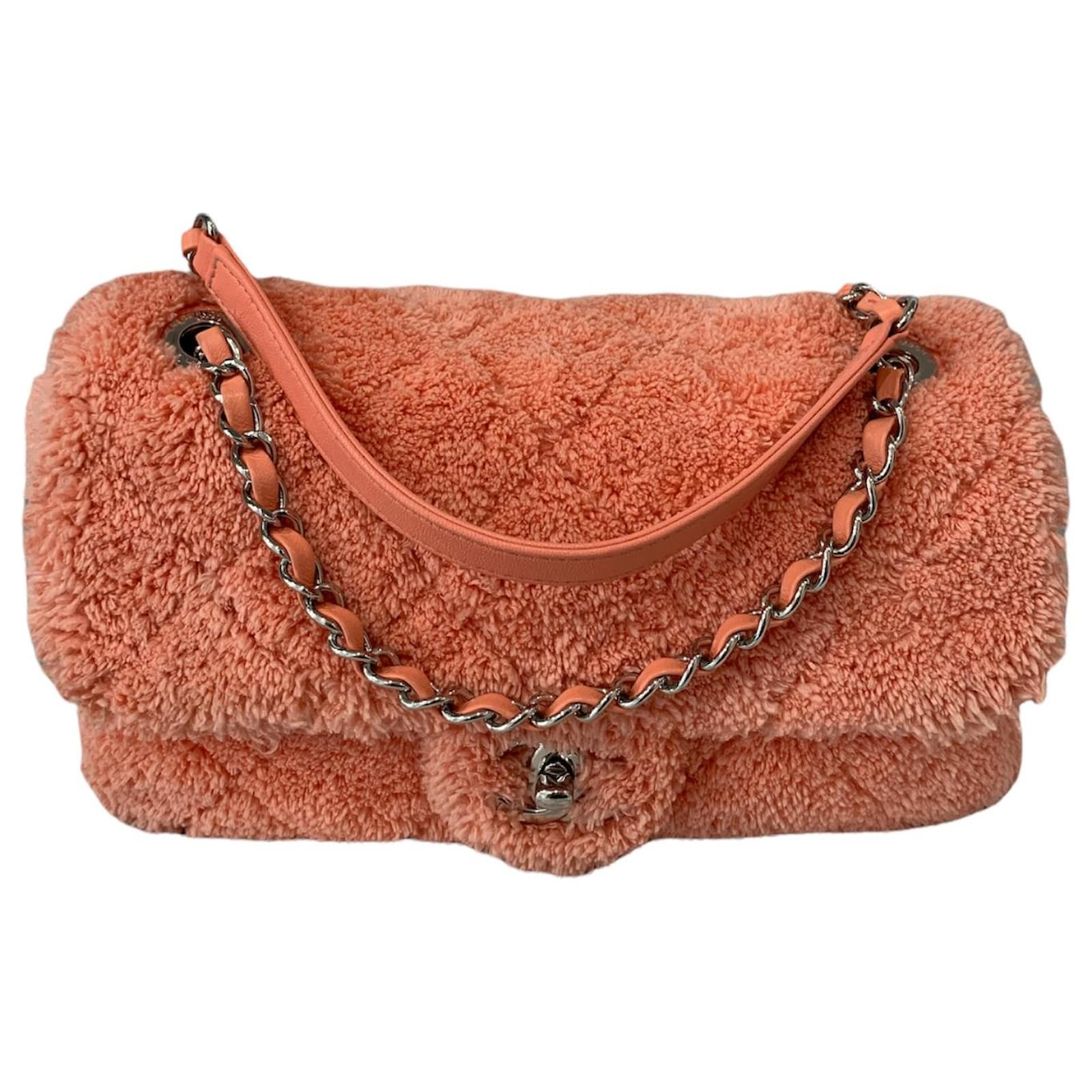 Chanel Handbags Peach Cotton ref.508250 - Joli Closet