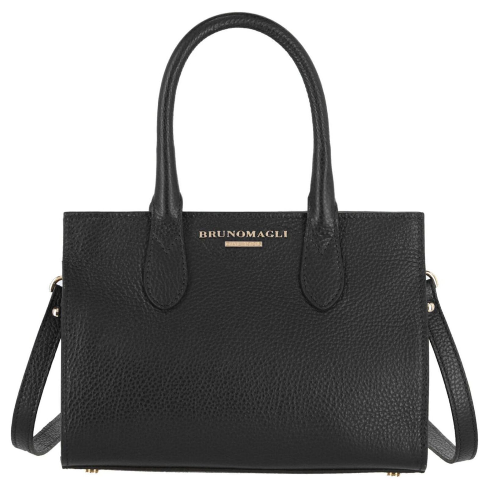 Bruno Magli Pebbled Leather Crossbody Bag Black ref.JC508261 (Sold 