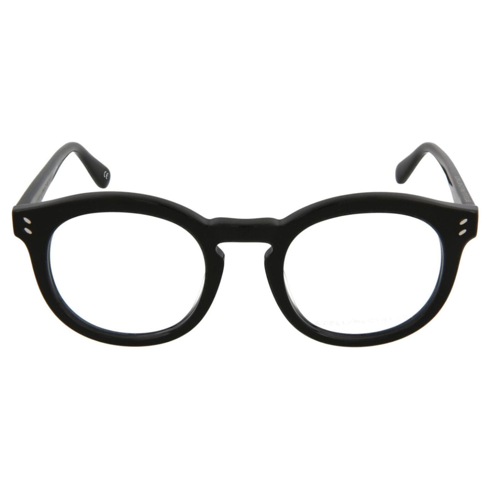 Black acetate optical glasses