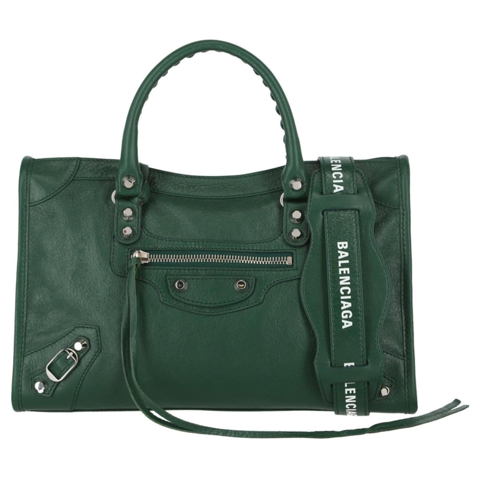 balenciaga city mini green