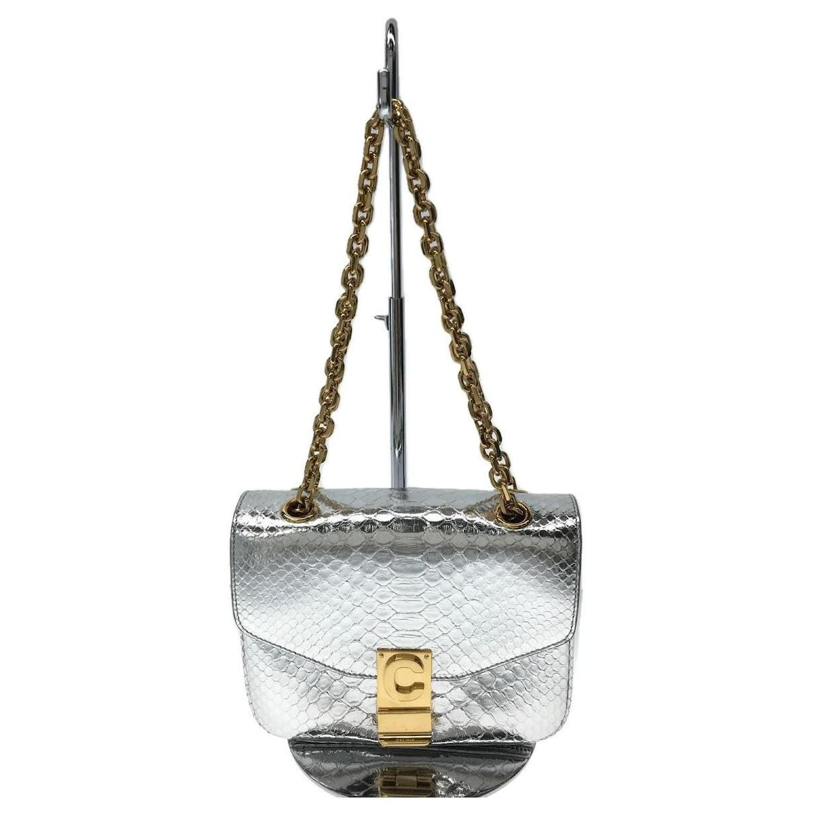 Céline CELINE Shoulder bag / leather / SLV / C BAG PYTHON 