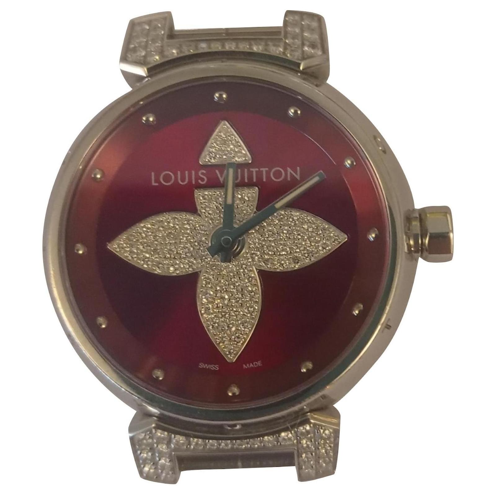 Louis Vuitton Vintage - Diamond Tambour Forever - Silver Black
