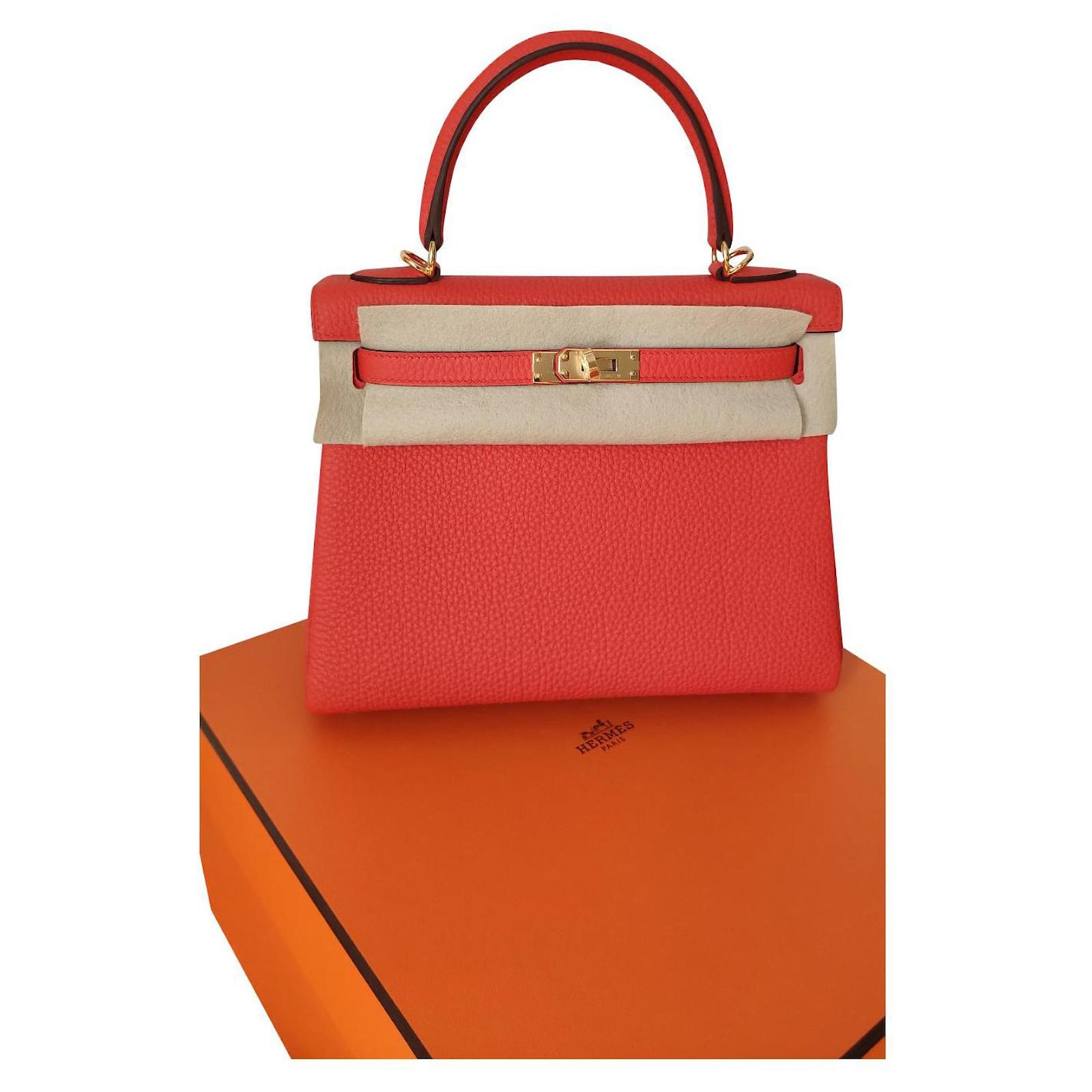 Hermes Kelly II Retourne 25 Veau Togo Bag