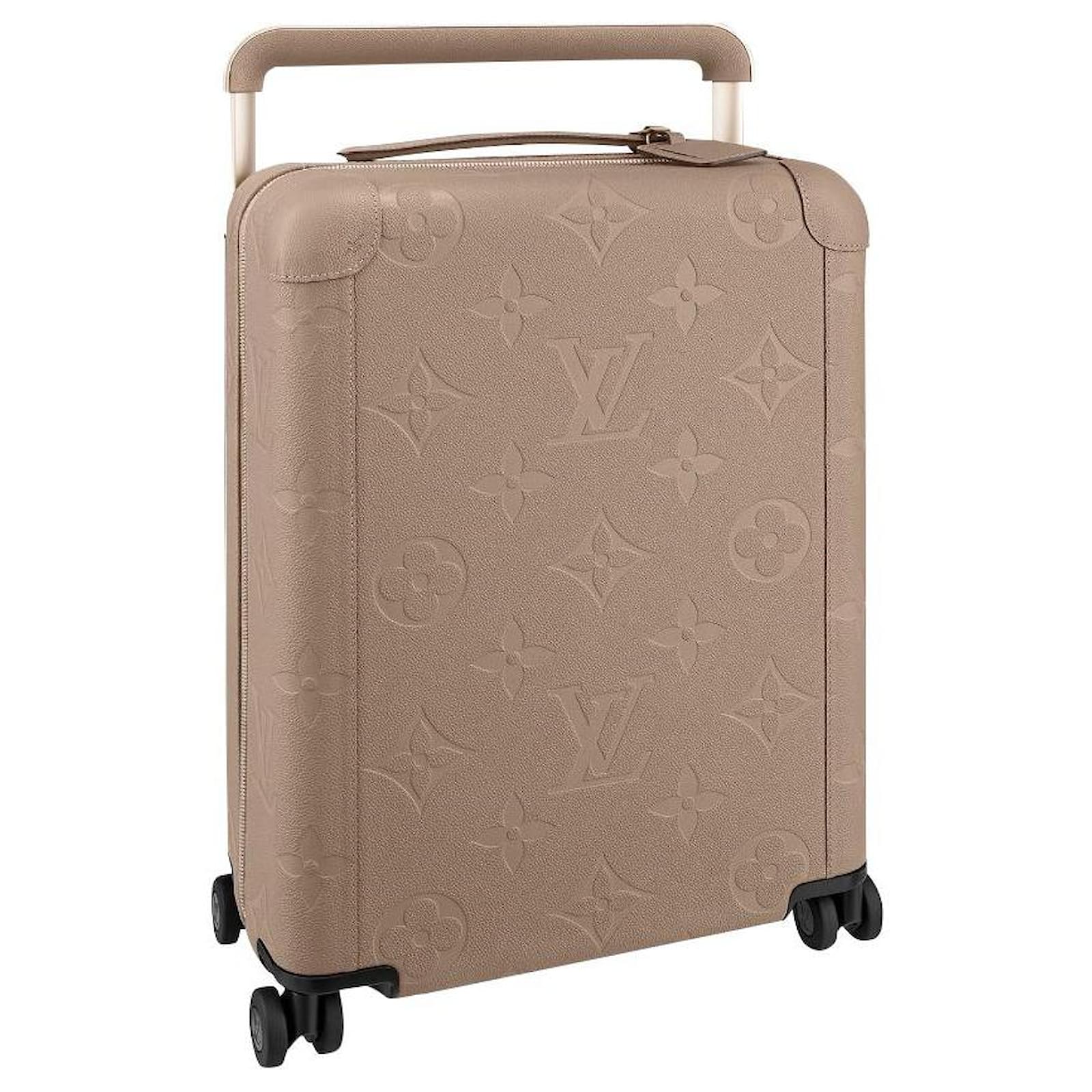 Louis Vuitton LV Horizont 55 Koffer zum Mitnehmen Beige Leder ref.509959 -  Joli Closet