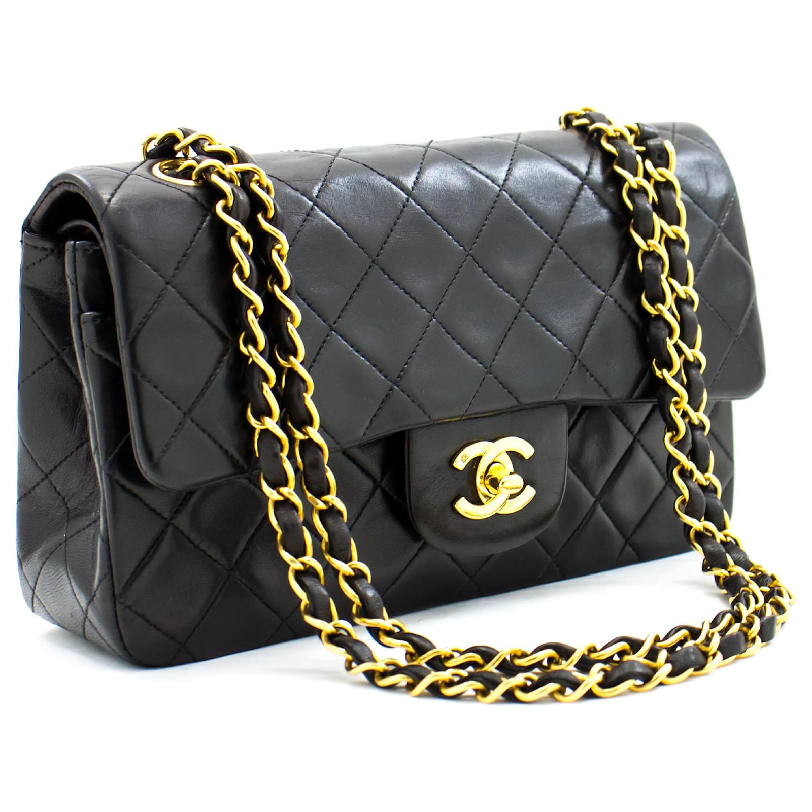 Chanel Caviar Skin Wood Chain Shoulder Bag  UFO No More