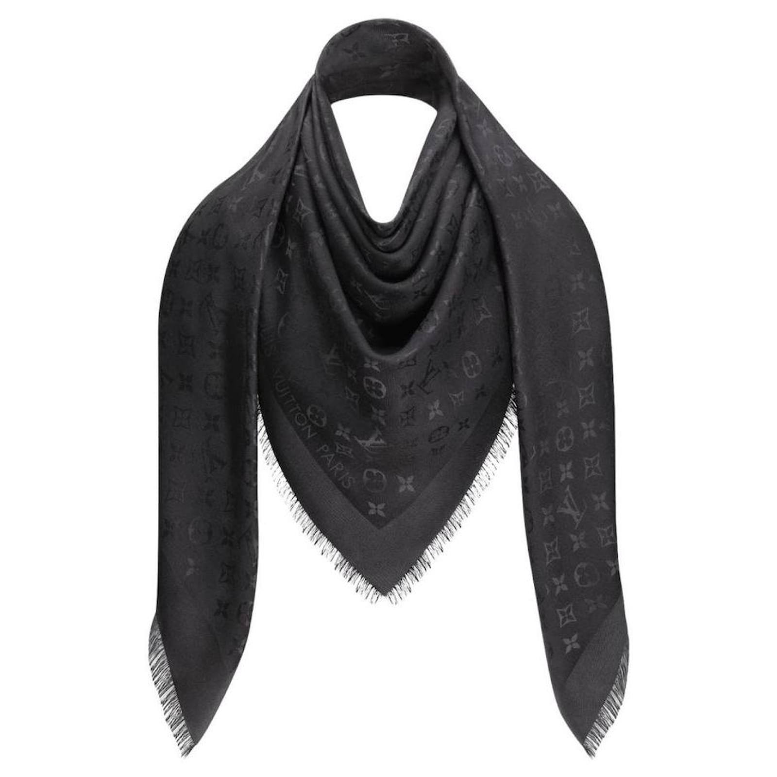 Louis Vuitton Logomania Wool Scarf - Grey Scarves and Shawls