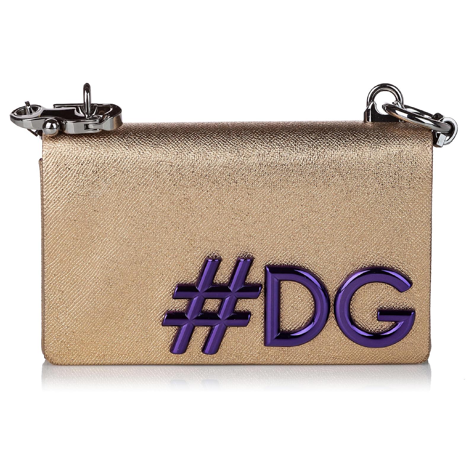 Dolce&Gabbana Gold leather handbag
