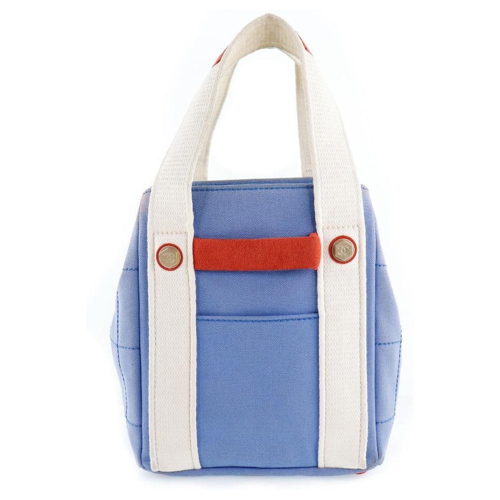 Chanel handbag Blue Cloth ref.511125 - Joli Closet