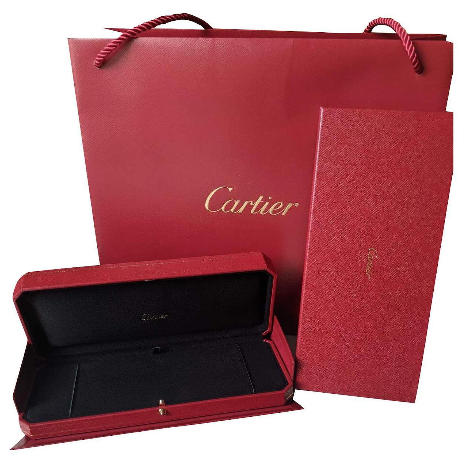 Cartier Watch and Jewellery Box and paper bag Red ref.589184 - Joli Closet