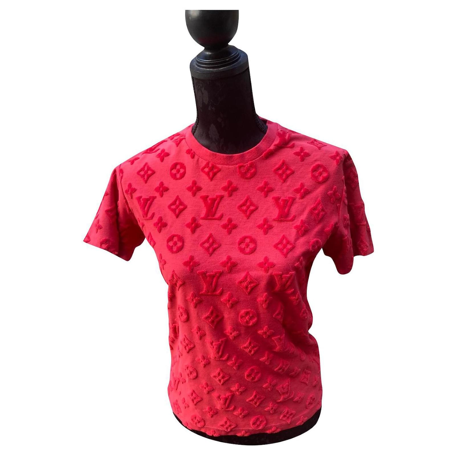 T-shirt Louis Vuitton Brown size M International in Cotton - 33947111