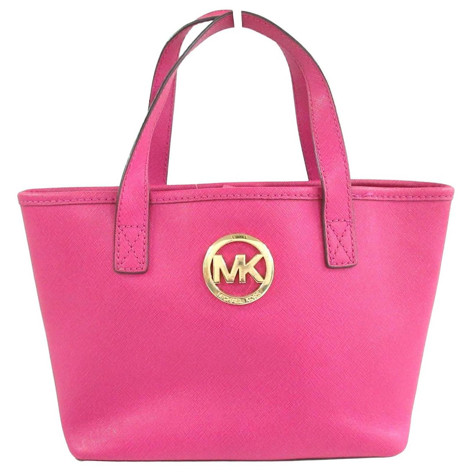 Michael Kors tote bag Pink Leather ref.511997 Joli Closet