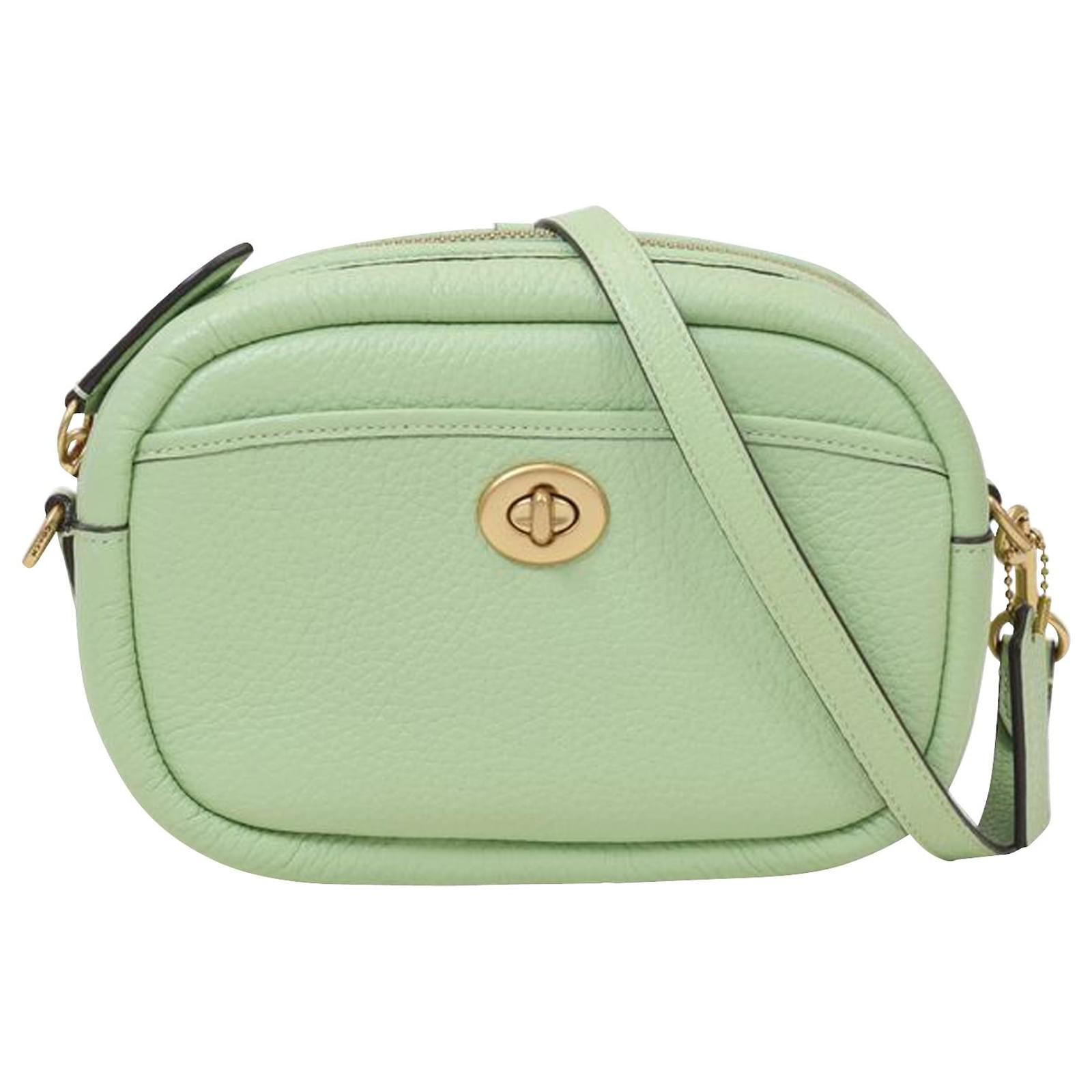 Coach Crossbody Pouch Camera Bag in Pebbled Leather - What Fits? 