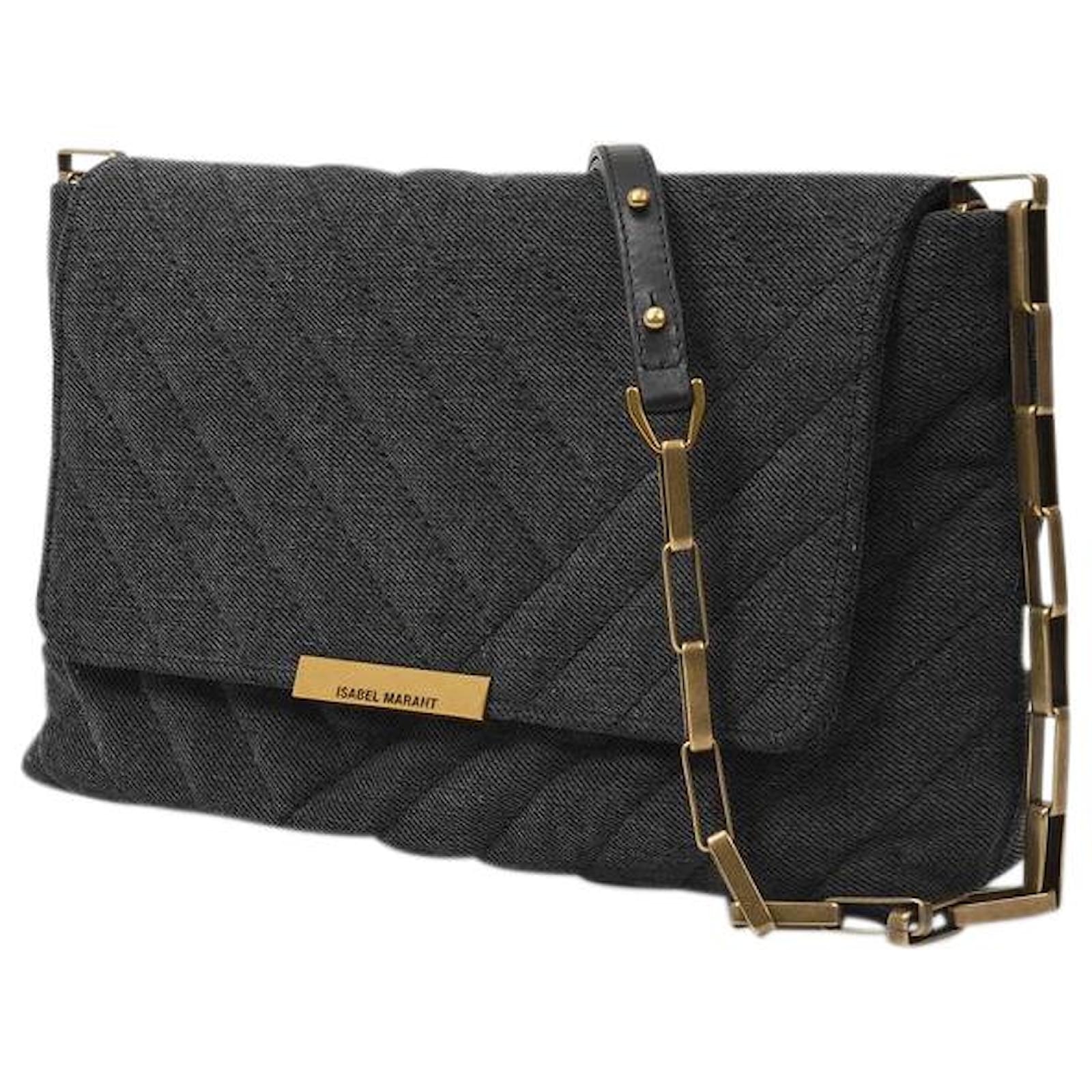 Isabel Marant Merine Bag in Black Leather Joli Closet