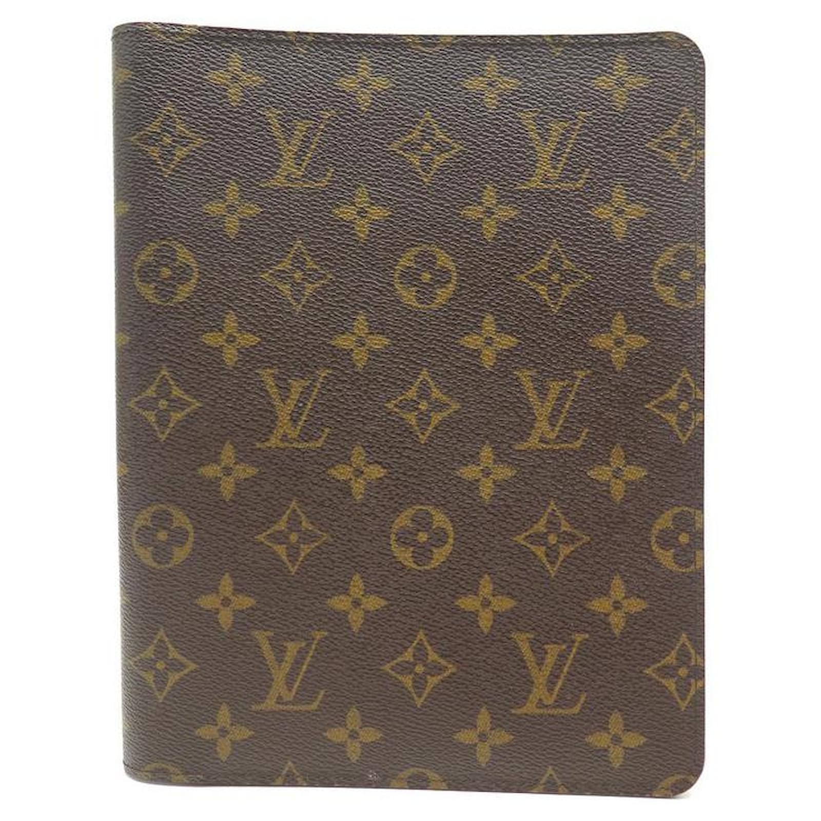 NEW LOUIS VUITTON OFFICE AGENDA COVER CANVAS MONOGRAM DIARY COVER