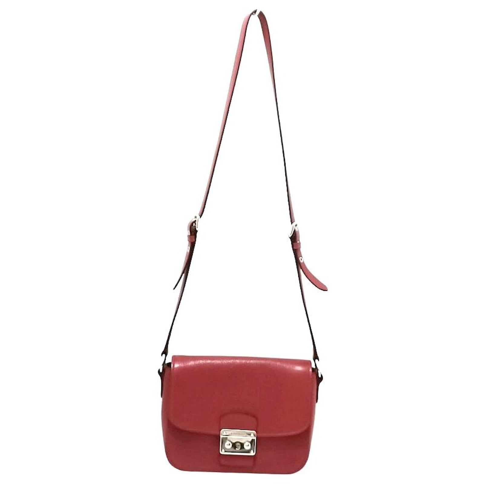Miu Miu Madras Red Leather ref.515195 Joli Closet
