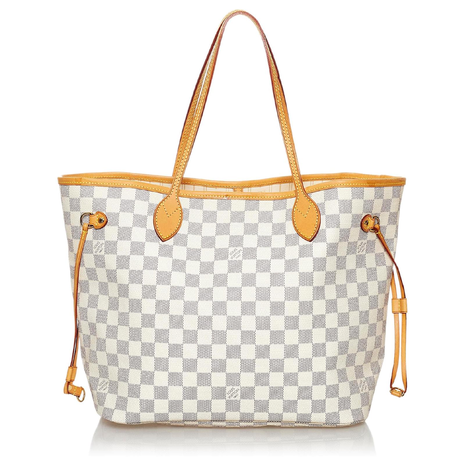 visiere louis vuitton en toile damier azur blanc