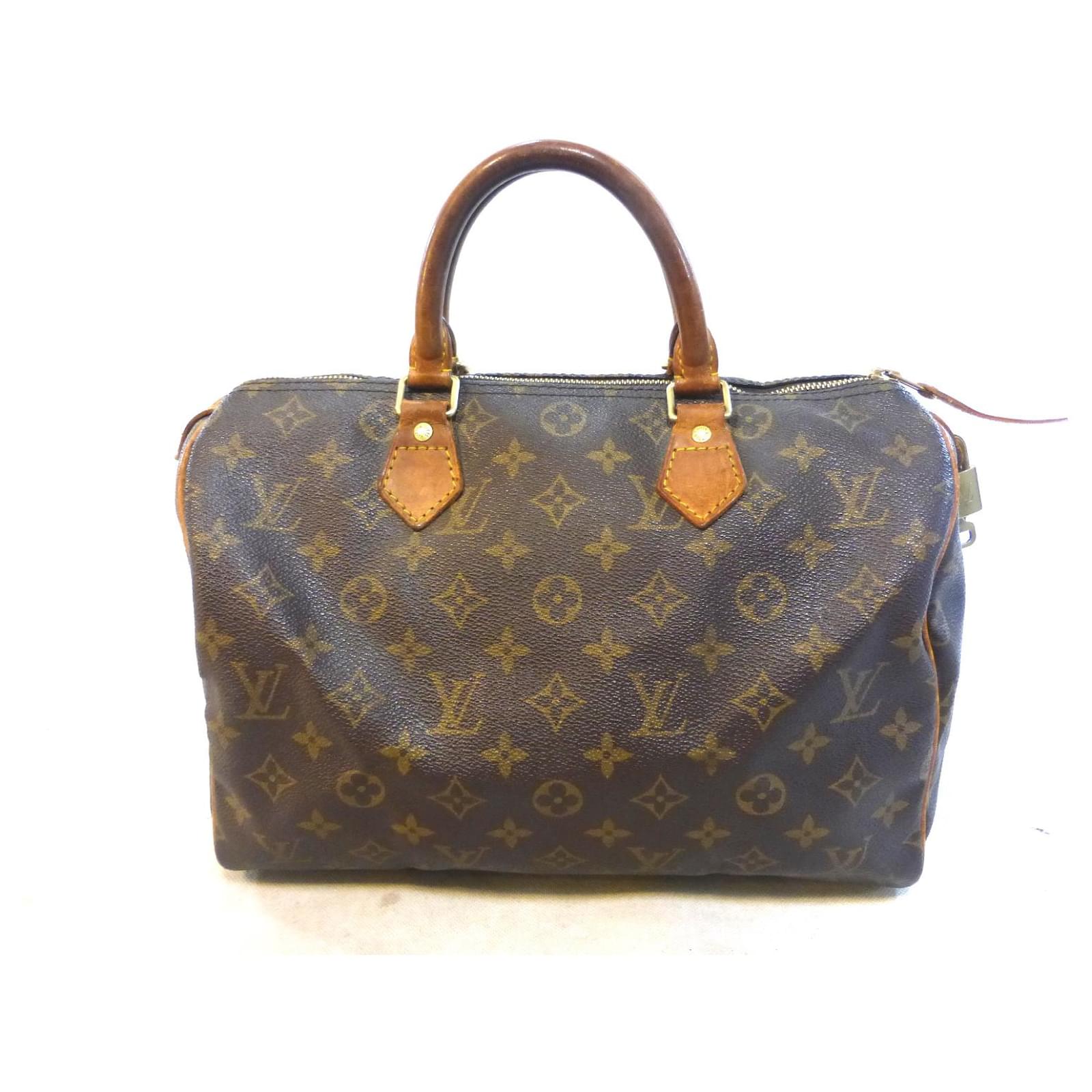 Louis Vuitton Speedy 30 Monogram Brown Leather ref.516001 - Joli Closet