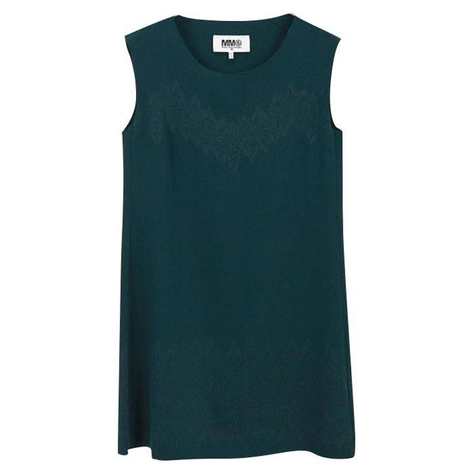 Robe Femme Maison Martin Margiela Bordeaux Sans Manches - Taille 40 (US), Coton, échantillon Magasin, Neuf Sans étiquettes
