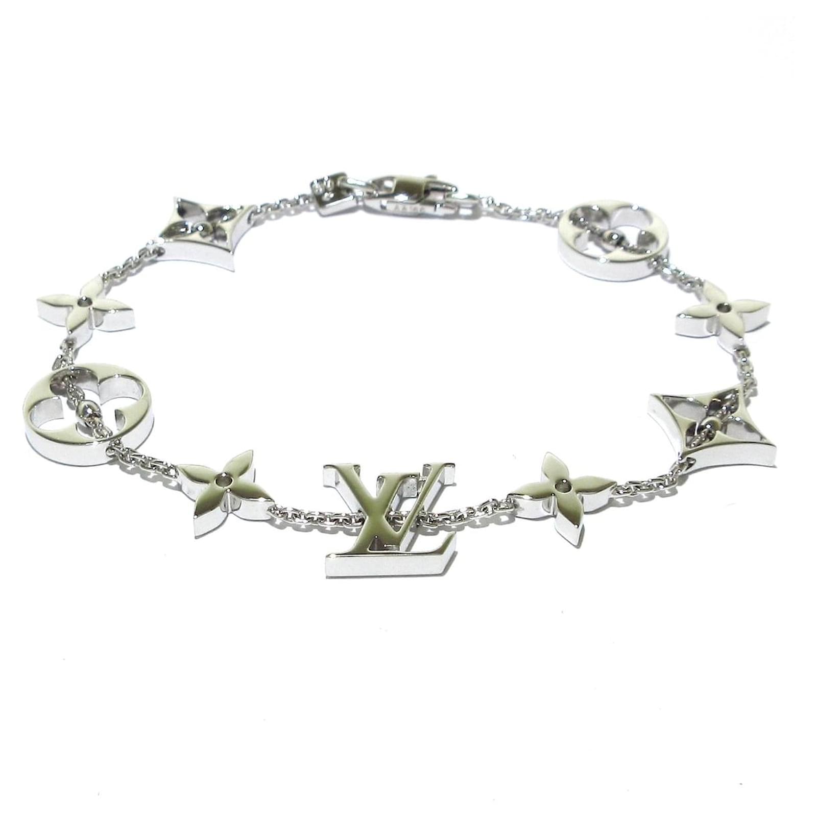 Louis Vuitton bracelet Silvery White gold ref.516278 - Joli Closet