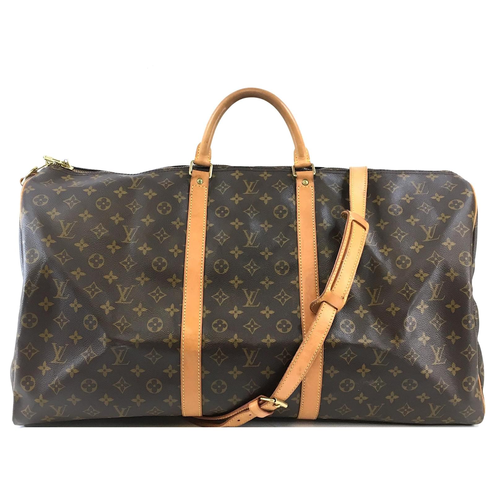 Pre-Owned Louis Vuitton Keepall Bandouliere Mon ogram 60 