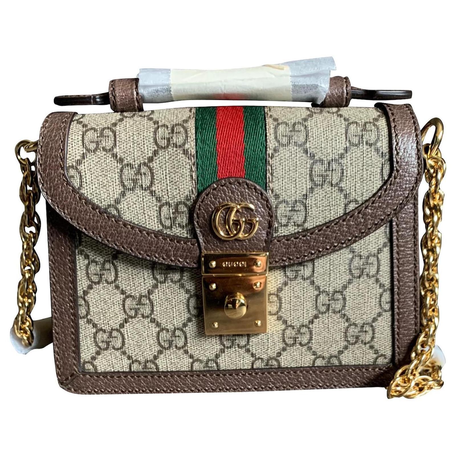 Ophidia Gucci GG Supreme mini bag Cloth ref.517088 - Joli Closet