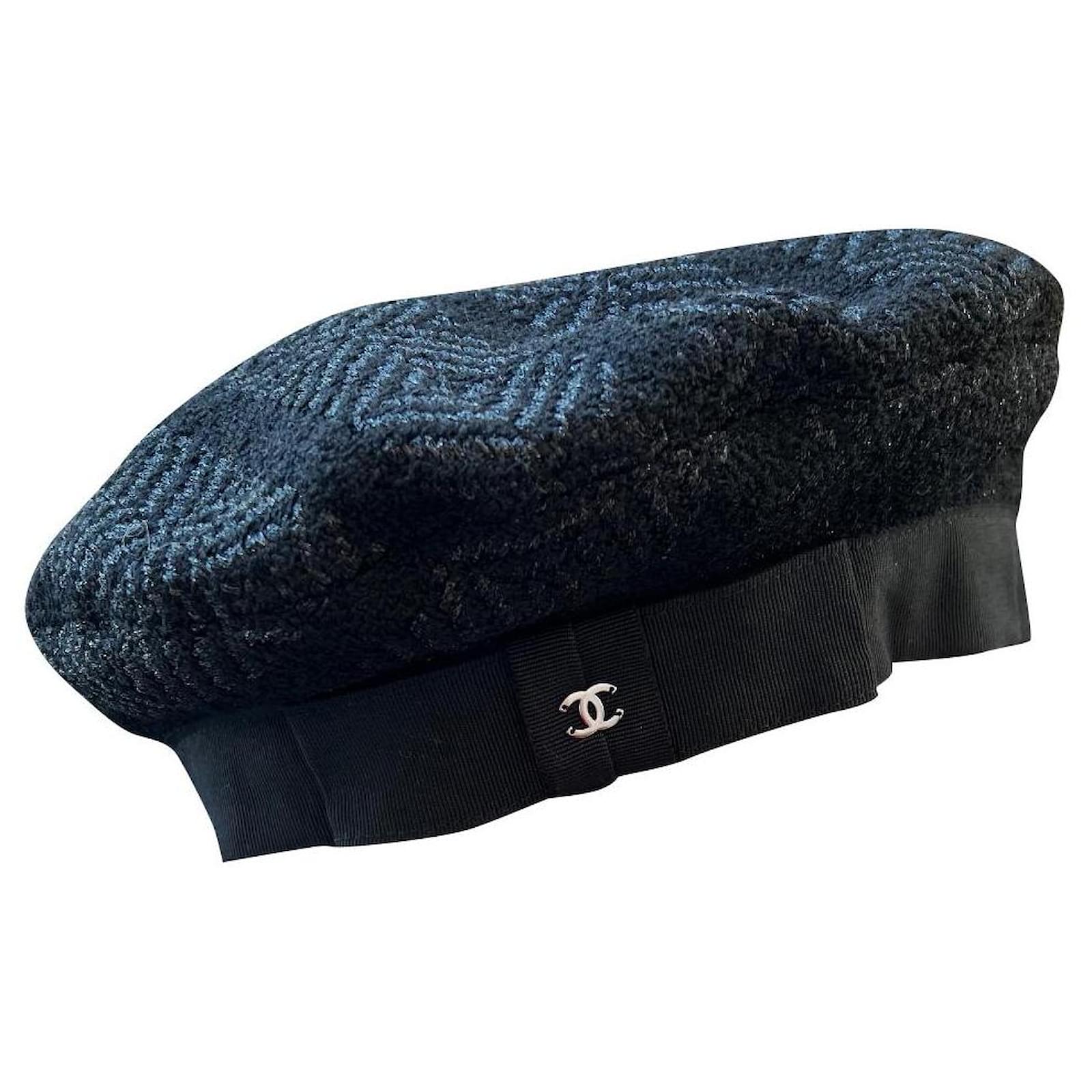 Chanel Hats Black Tweed ref.517275 - Joli Closet