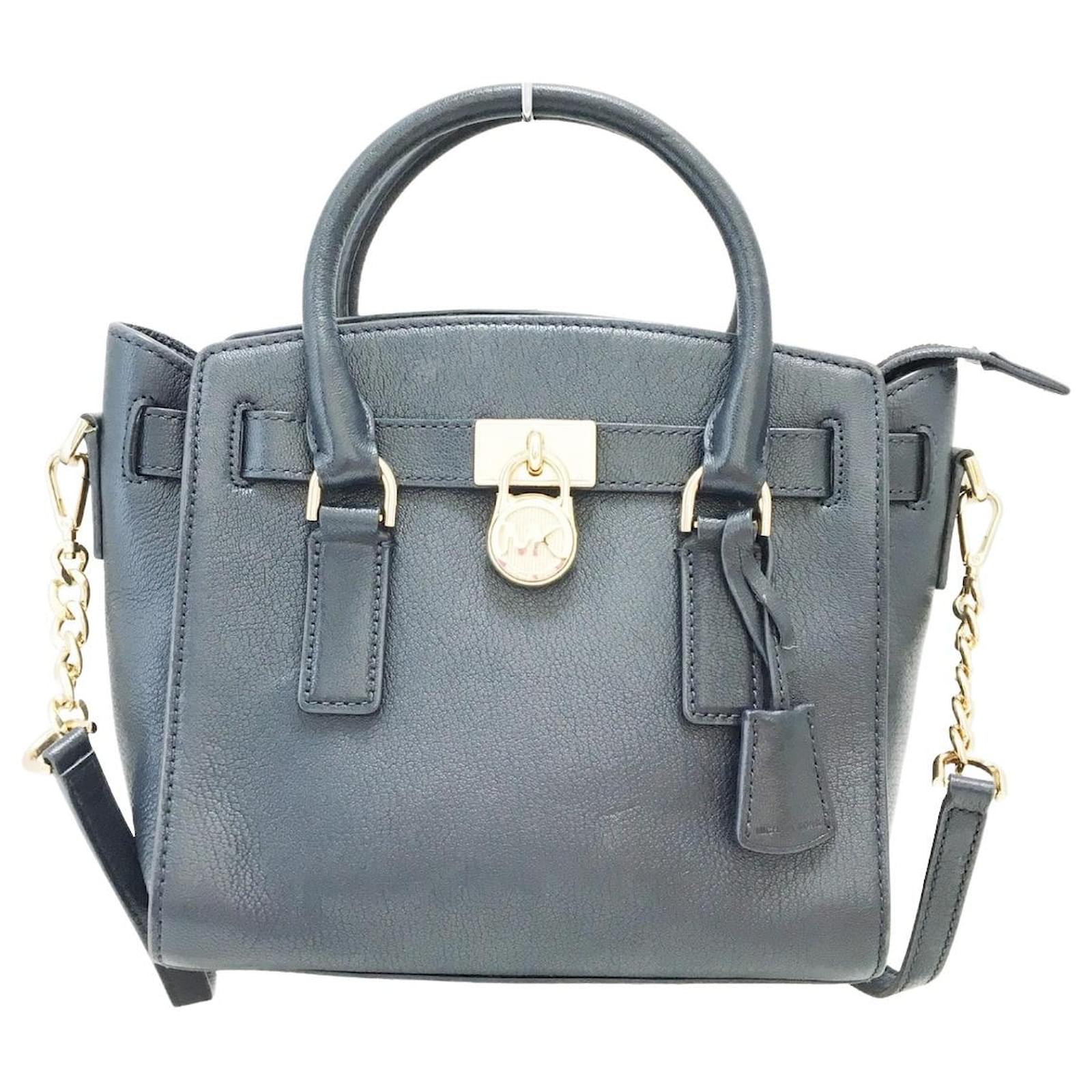 Michael Kors Handbag Navy blue Leather  - Joli Closet