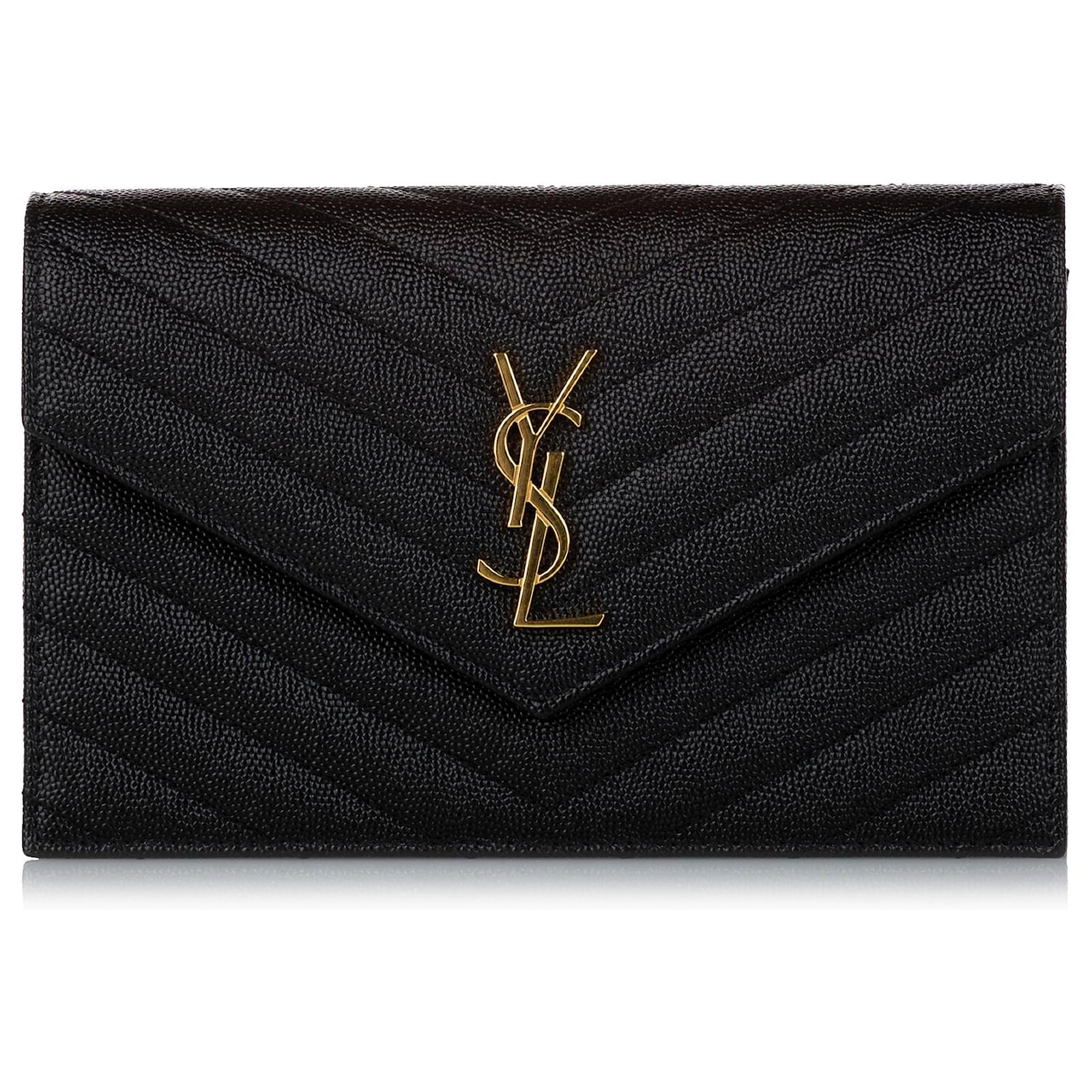 ysl wallet on chain black hardware