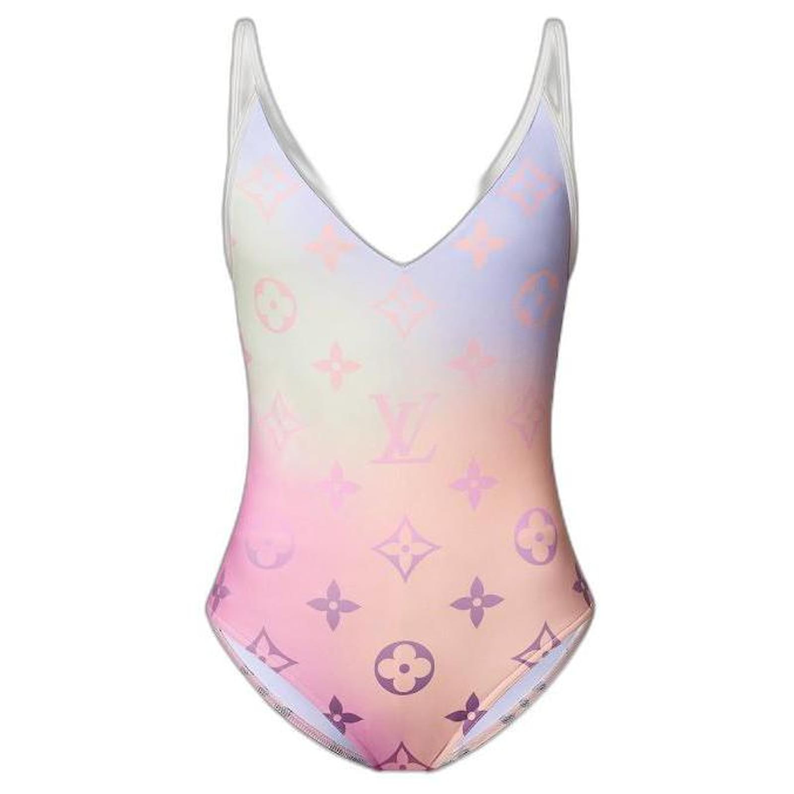 Louis Vuitton LV Swimsuit new Pink Polyamide ref.518217 - Joli Closet