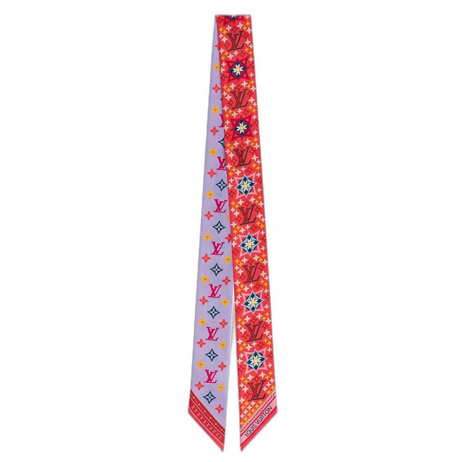Louis Vuitton LV flowers forever banduea Multiple colors Silk ref.518332 -  Joli Closet