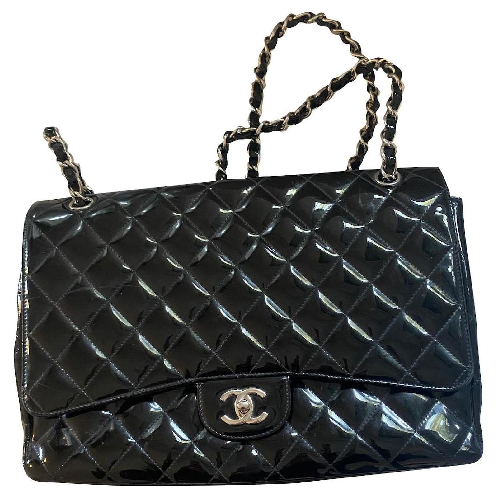 Timeless Chanel Bolso clásico atemporal Negro Charol ref.518386 - Joli  Closet