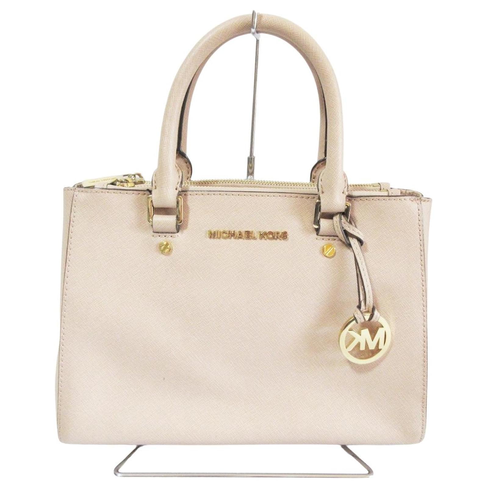 *ON SALE* MICHAEL KORS #36063 Blush Pink Saffiano Leather Handbag with Strap