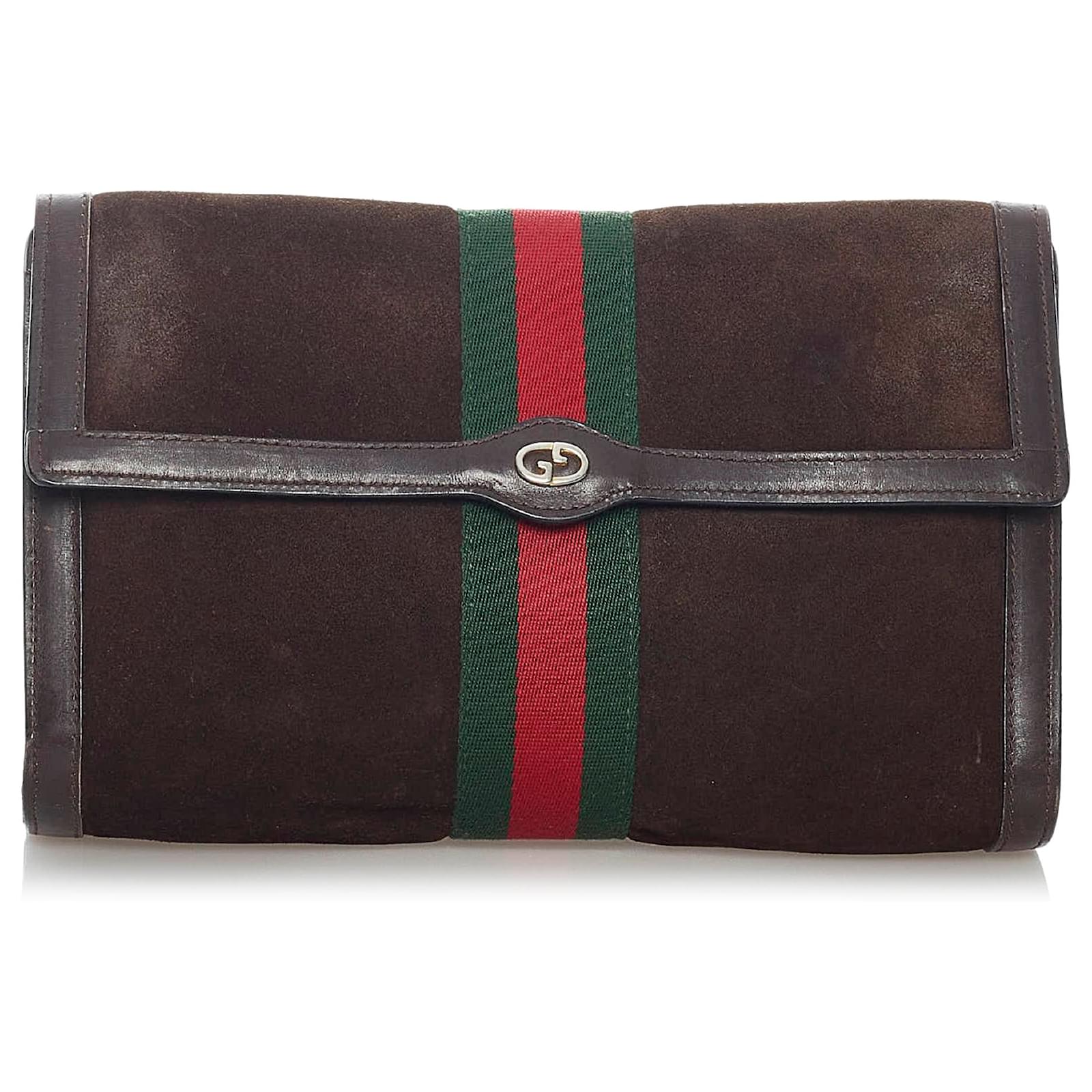 Gucci ophidia cheap suede clutch