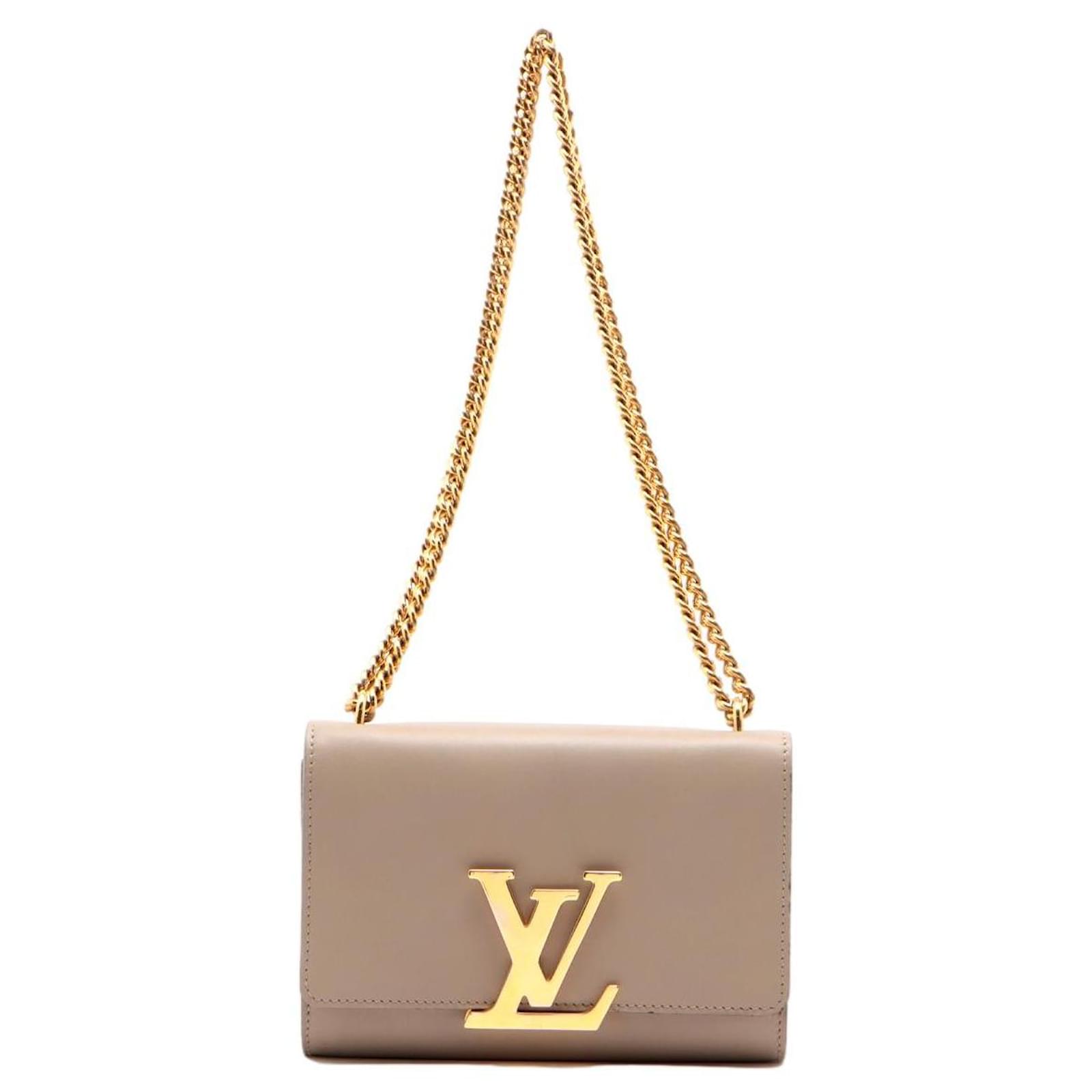 Louis Vuitton Louise Cream Leather ref.519979 - Joli Closet