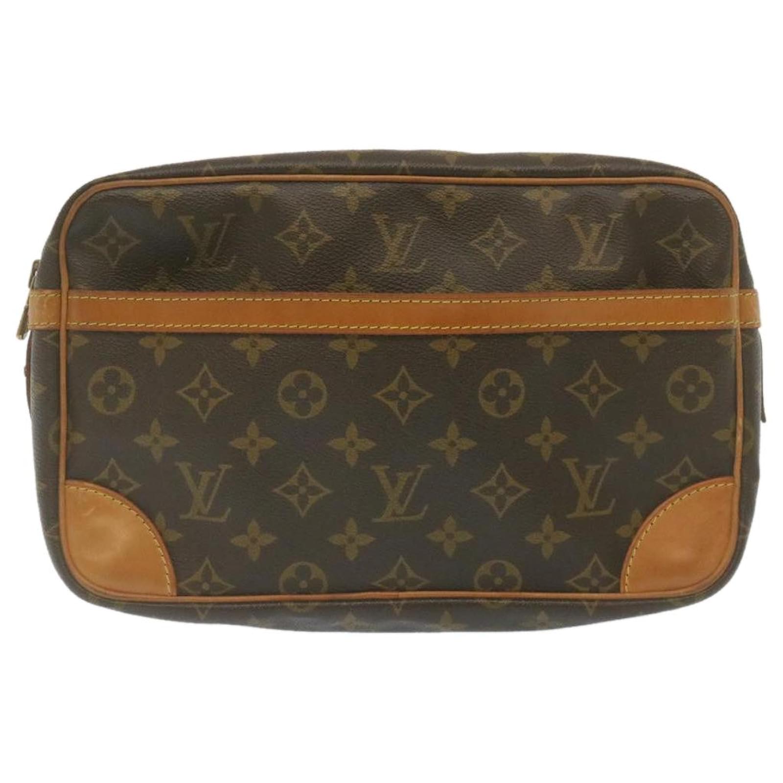 Louis Vuitton Compiegne 28 Brown Cloth ref.178619 - Joli Closet