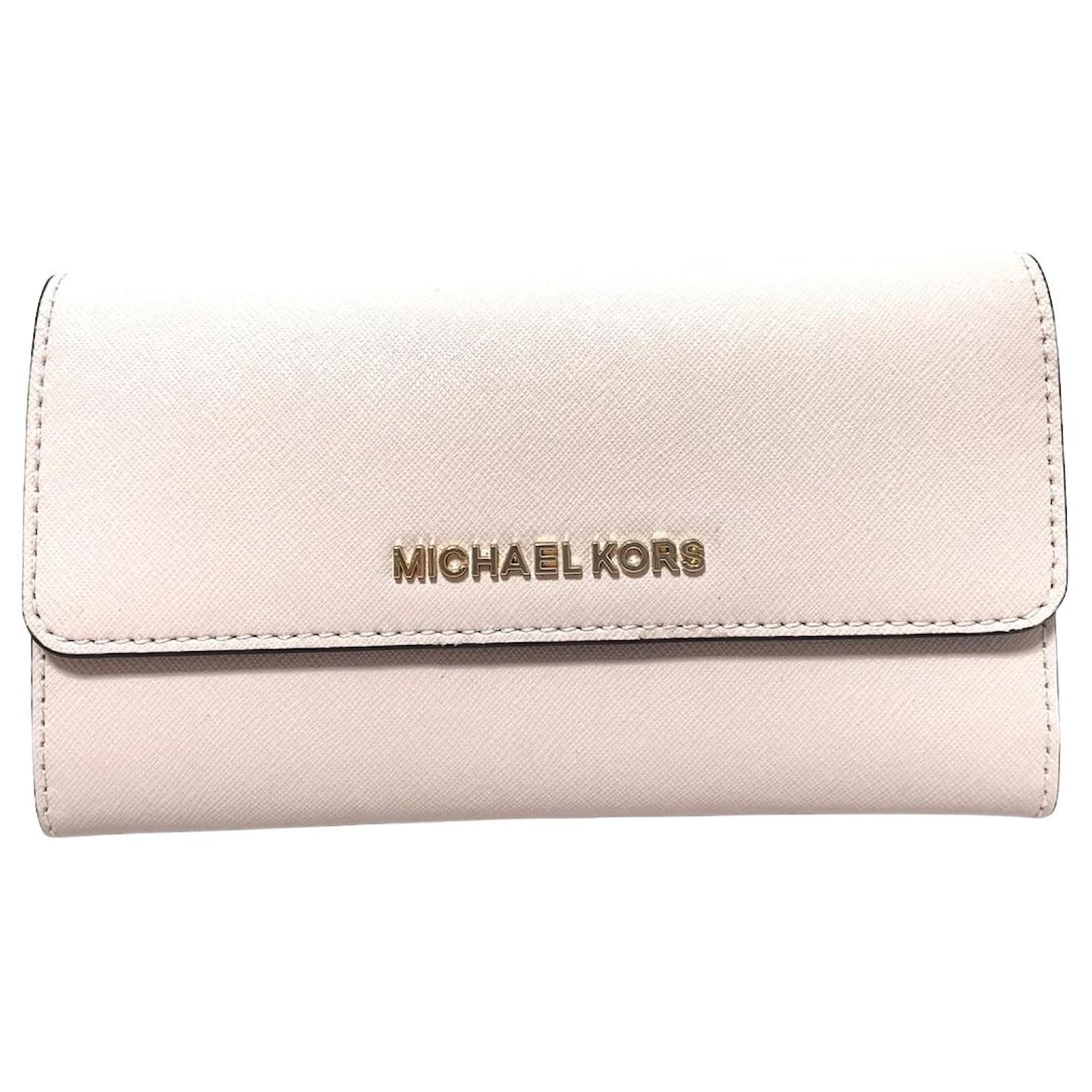 michael kors wallet pink