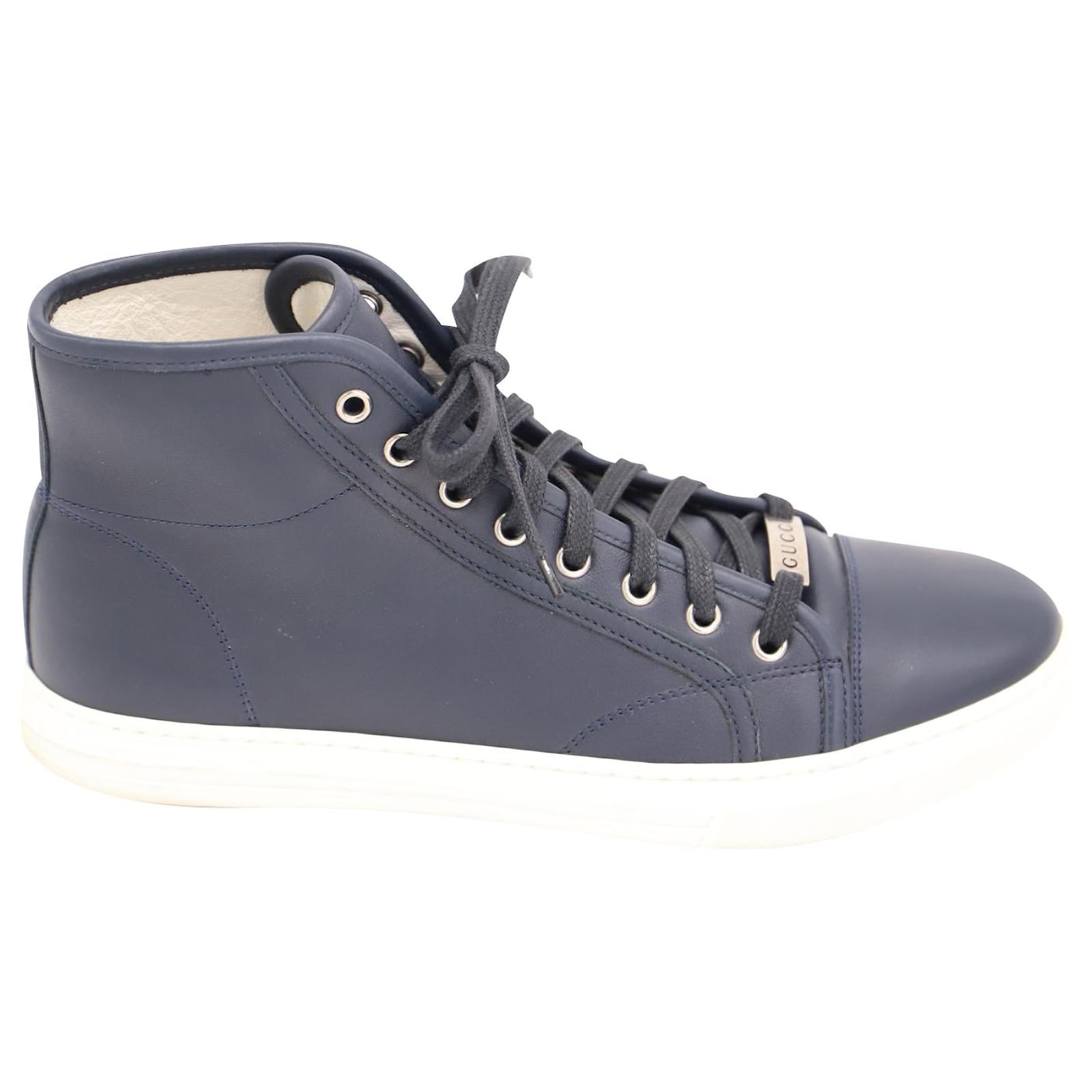 Blue gucci cheap high tops