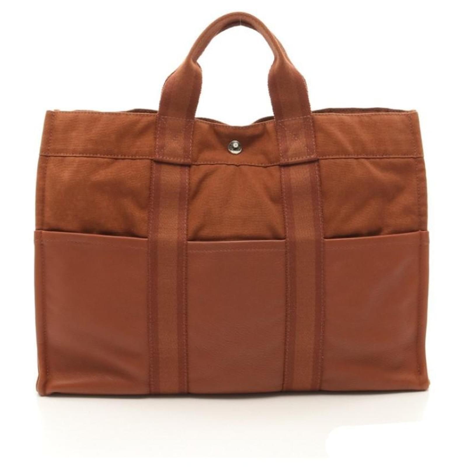 Hermès [Occasion] Hermes HERMES Fool Toe MM Sac à main Sac cabas Toile ...