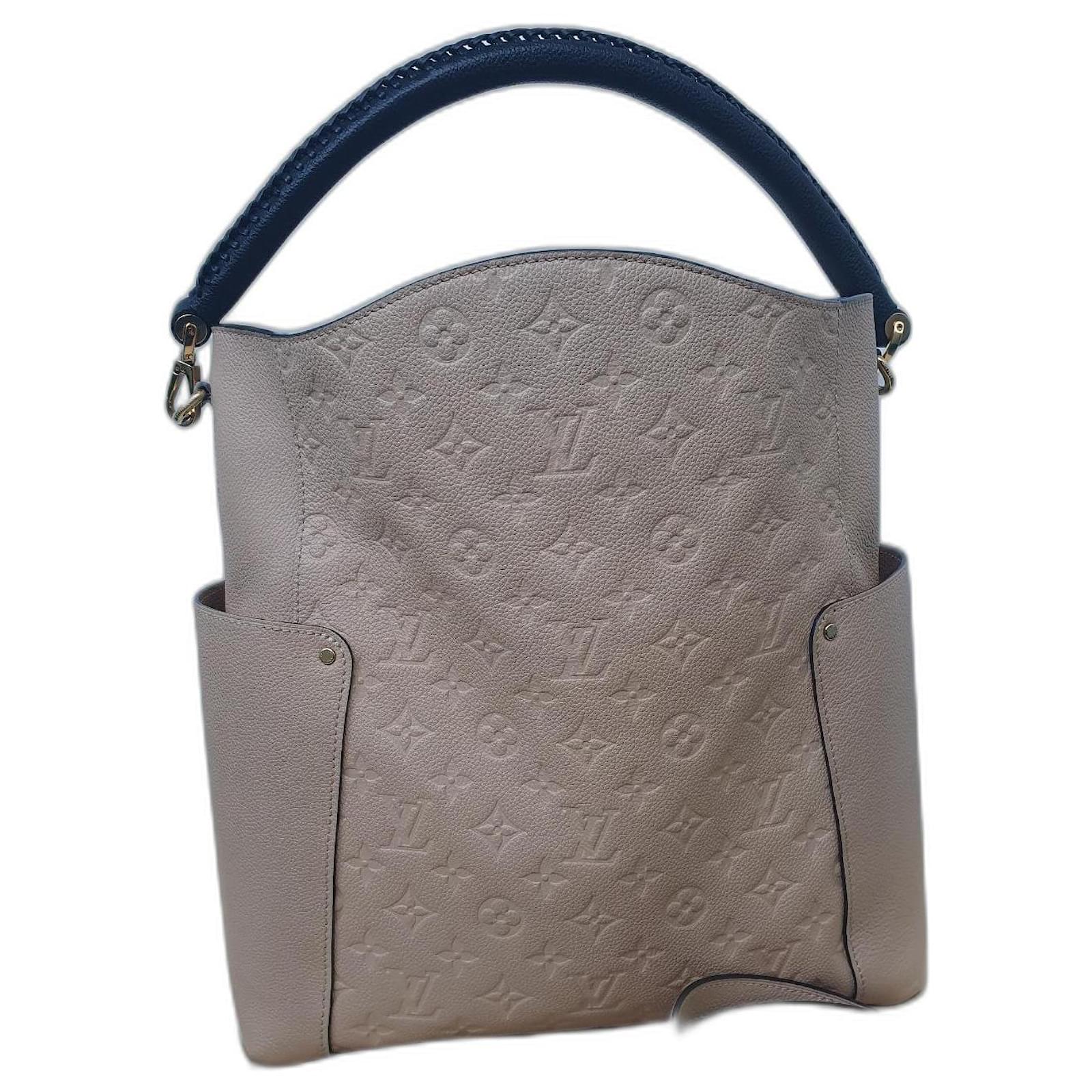 Bagatelle leather crossbody bag Louis Vuitton Beige in Leather