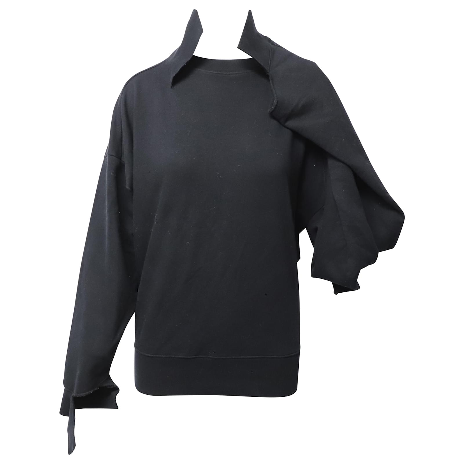 Vêtements Vetements Deconstructed Sweater in Black Cotton ref.523452 ...