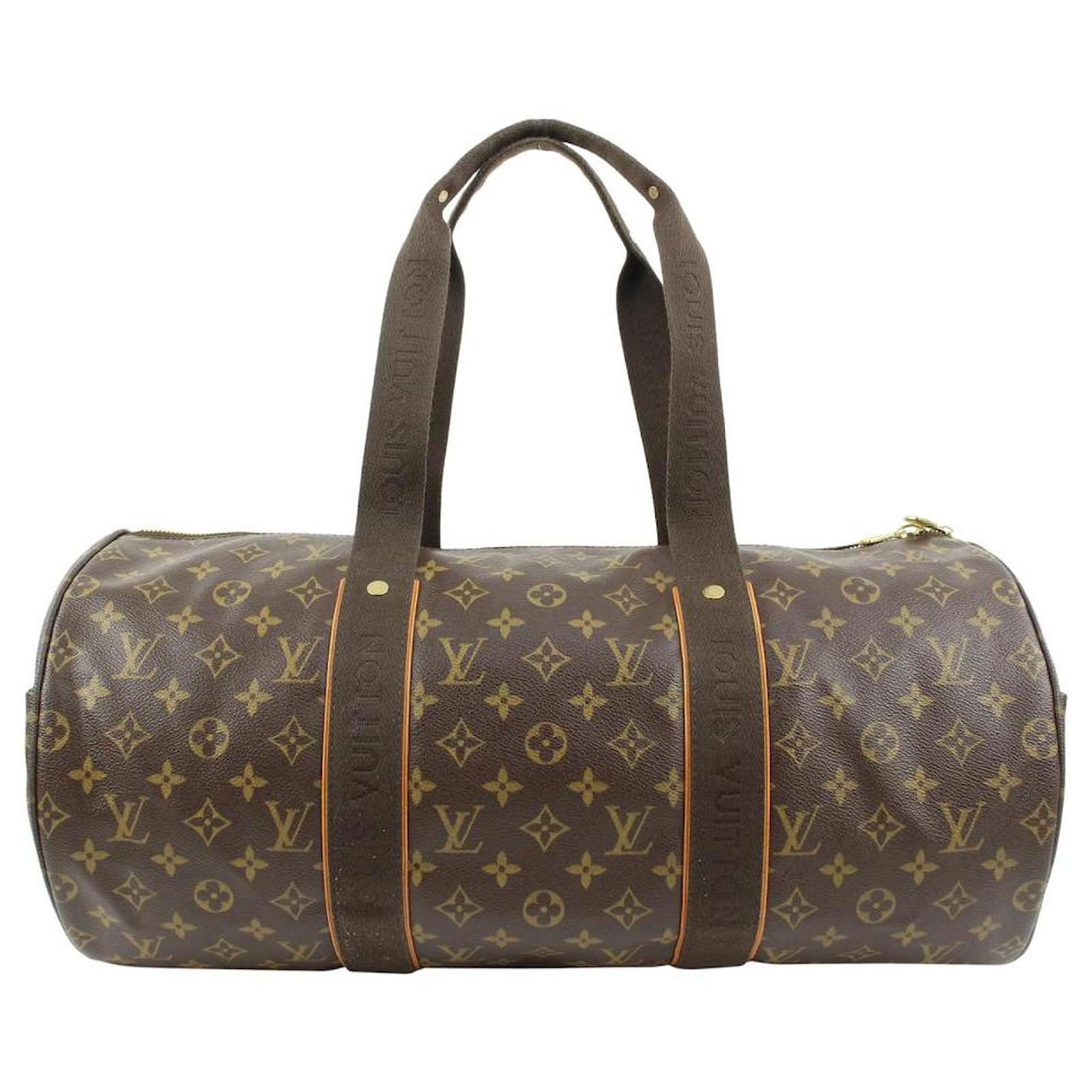 Louis Vuitton Duffel GM Weekender Beaubourg Boston Travel Bag With