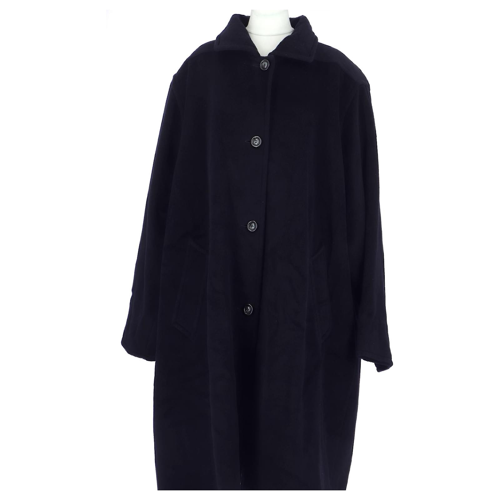 Marina Rinaldi Coat Navy blue Wool ref.523563 - Joli Closet