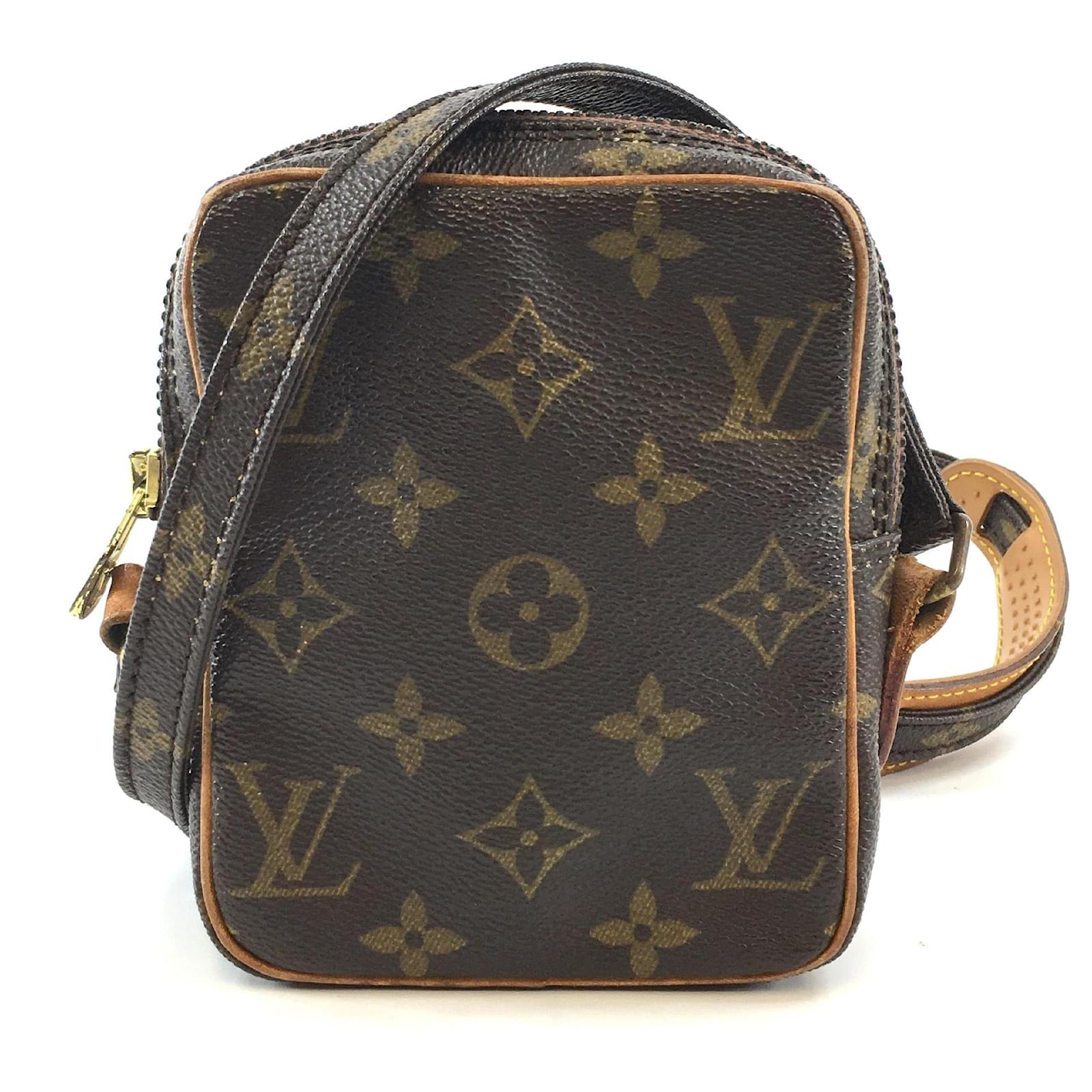 Authentic Louis Vuitton Mini Danube Crossbody Bag, monogram, long