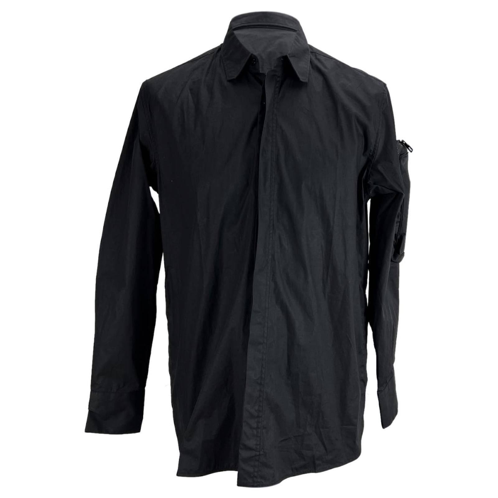 Louis Vuitton Camisa Hombre Algodón Negra Liso Arco Iris Bolsillo Piloto  Talla S Negro ref.524001 - Joli Closet