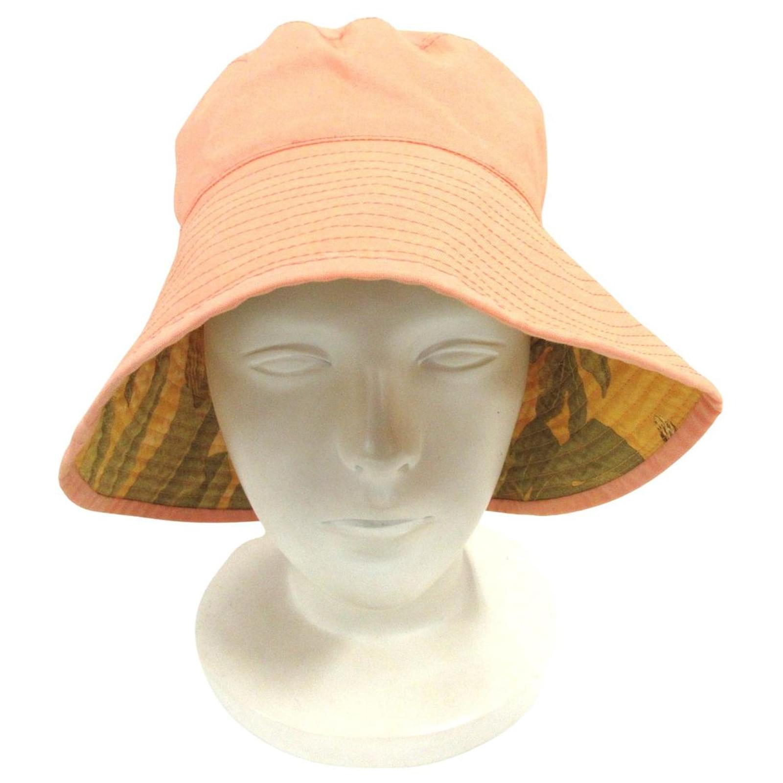 Salvatore Ferragamo Hat Orange Cotton ref.524242 - Joli Closet