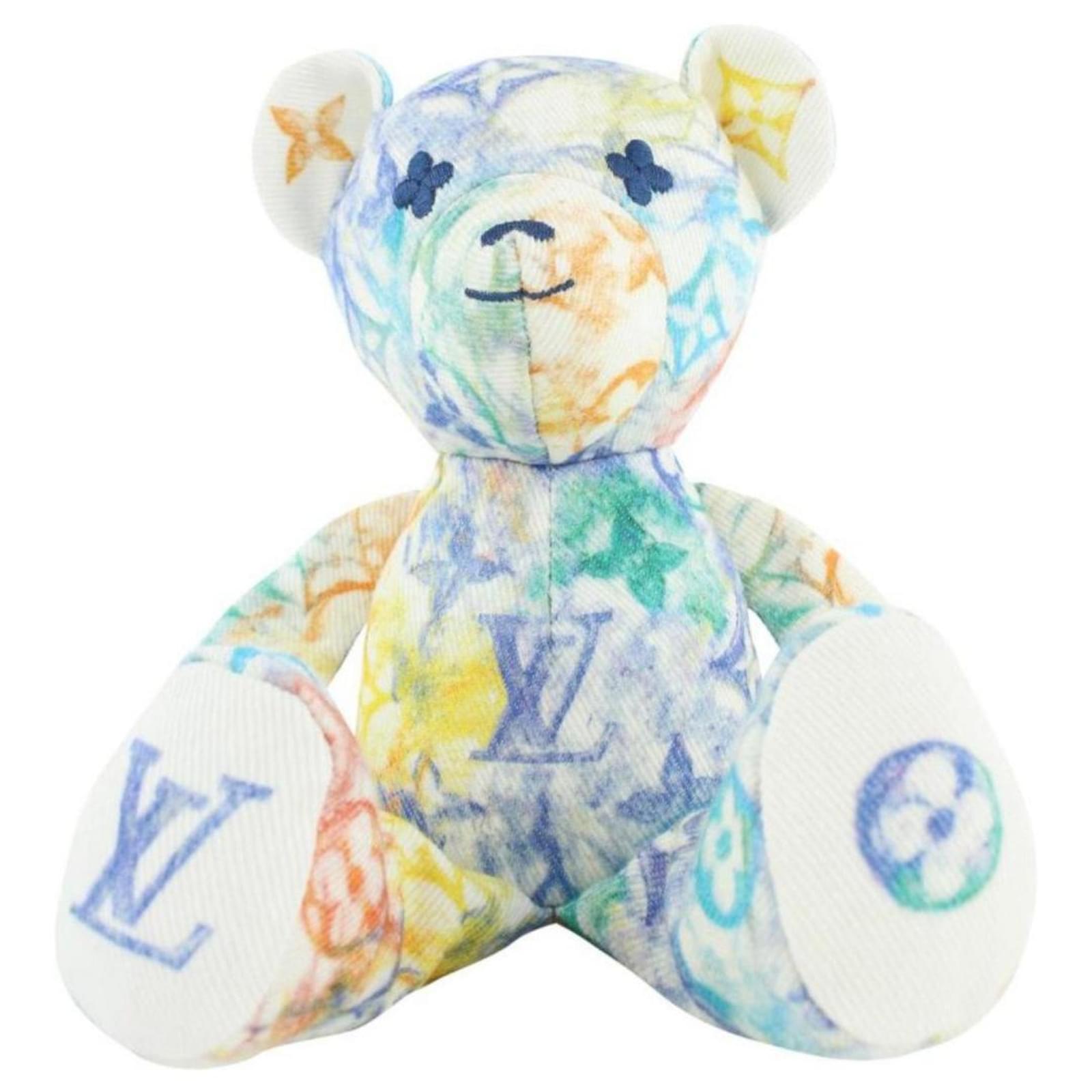Louis Vuitton ultra rare multicolor monogram color Doudou teddy