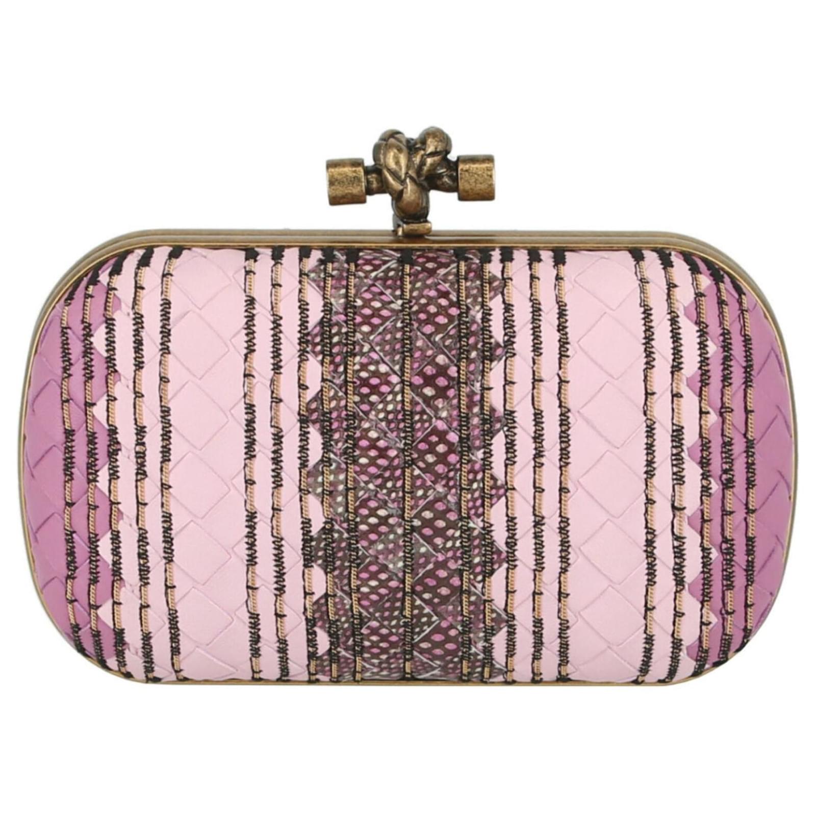 Woven Knot Bag Pink